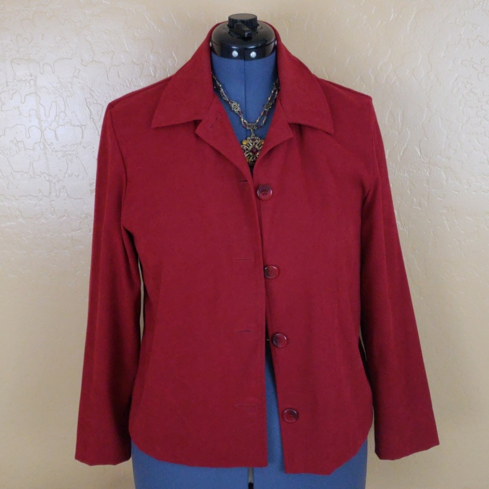 Briggs New York Maroon Jacket In PM